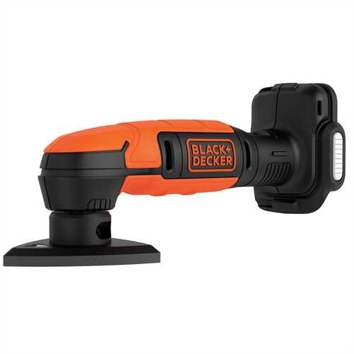 Black & Decker 12V Akku-Deltaschleifer, ohne Akku und Ladekabel, Karton - BDCDS12N-XJ