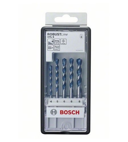 Bosch Forets à béton Robust Line CYL-5, 5 pcs