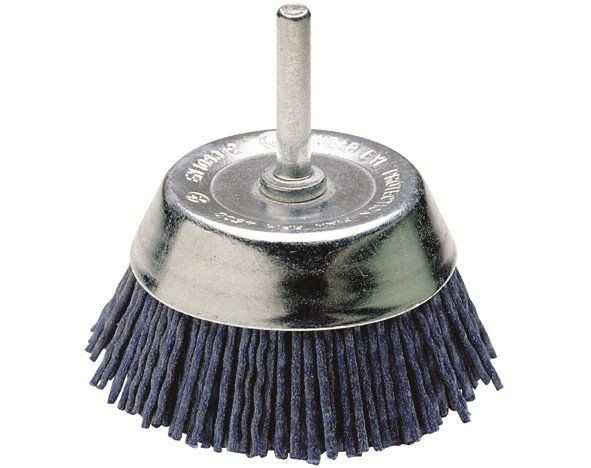 Wolfcraft 1 spazzola a tazza in nylon, ø 50 mm, blu - 2728000