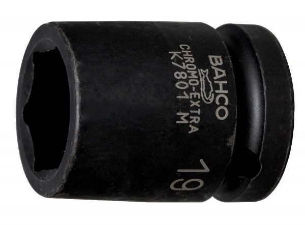 Bahco EMBOUT DE DOUILLE 1/2 MACHINE, 6 PANS, 19MM - K7801M-19"