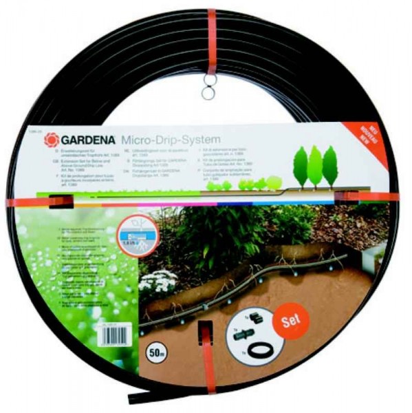 Gardena Tuyau à goutteurs incorporés enterré 13,7 mm 50 m