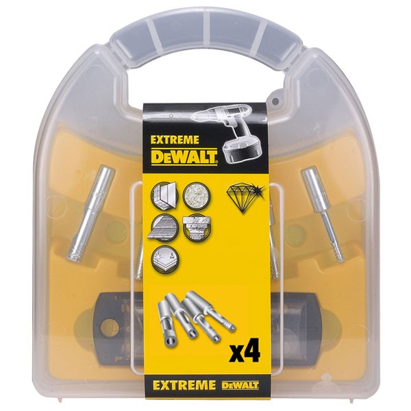 DeWALT Kit forets diamantés 6, 8, 10, 15 mm