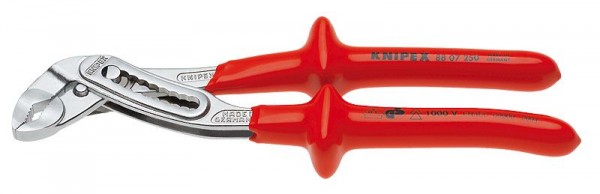 Knipex KNIPEX Alligator Waterpomptang verchroomd dompelisolatie, VDE-getest 250 mm - 88 07 250