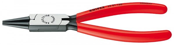 Knipex Pinza a becchi tondi rivestiti in resina sintetica 140 mm - 22 01 140
