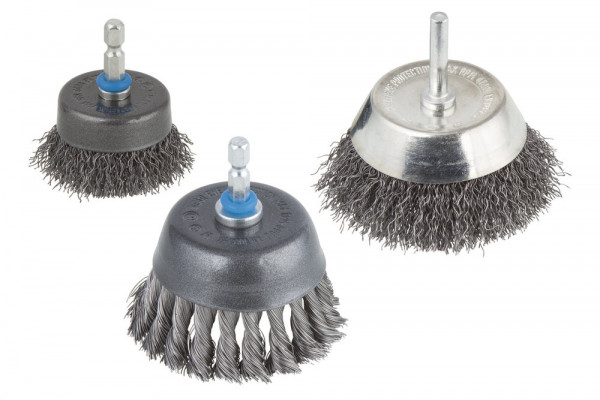 Wolfcraft Spazzole metalliche a tazza, Ø 50 mm - 8472000