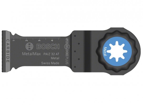 Bosch Professional Tauchsägeblätter PAIZ 32 AT MetalMax, 50 x 32 mm, 10 Stück - 2608664495