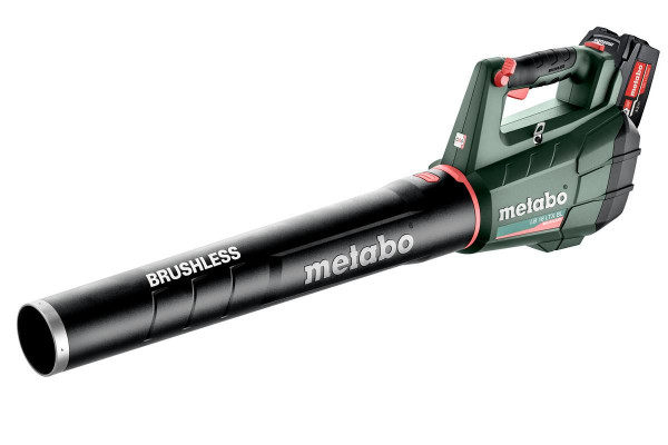 Metabo Akku-Laubbläser LB 18 LTX BL, Karton, 18V 2x5.2Ah Li-Ion + ASC 55 - 601607650