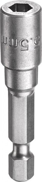 KWB Chiave a bussola esagonale, 1/4" con gambo E 6.3, 5.5 mm - 102755