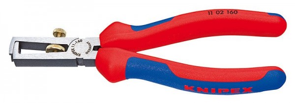 Knipex Afstriptang zwart geatramenteerd gepolijst met meer-componentengrepen 160 mm - 11 02 160 SB