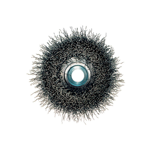 Metabo Cepillo hueco 100x0,3 mm/ M 14, alambre de acero, ondulado, grosor del alambre 0,30 mm (623719000)