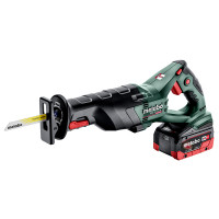 Metabo Accu-reciprozaag SSE 18 LTX BL, Kunststof koffer, 18V 2x8Ah LiHD + ASC 145 - 602267810