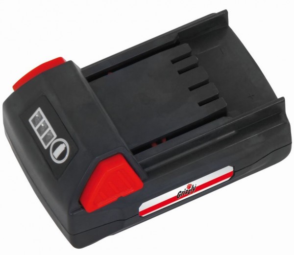 Grizzly Batterie 18 V, 1,5 Ah pour AHS 1845 T-Lion, AHS 1852 Lion, ART 1825 Lion, AKS 1820 T-Lion, ALB 1815 Lion