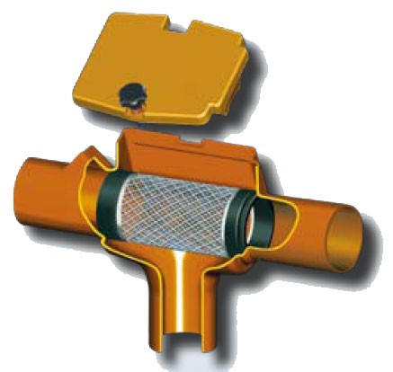 Garantia SUPRA-Filter mit geradem Abgang