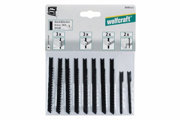 Wolfcraft Lames de scie sauteuse à queue en U 8440000