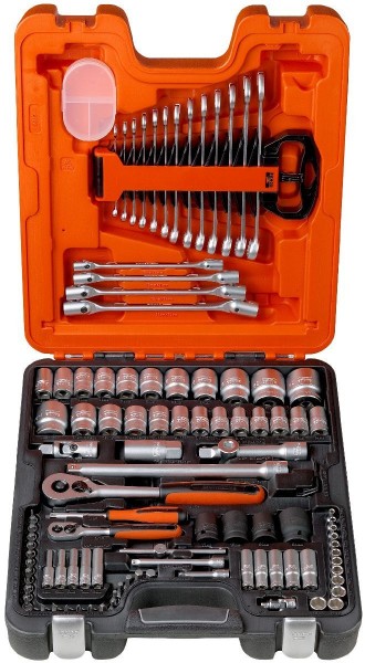 Bahco ASSORTIMENT DE DOUILLES 1/2+1/4", 106 PCS - S106"