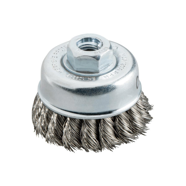Metabo Cepillo hueco 65x0,5 mm/ 5/8", alambre de acero, trenzado, grosor del alambre 0,50 mm (623804000)