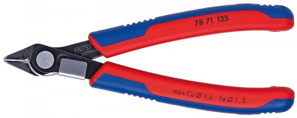 Knipex Electronic Super Knips gebruineerd met meer-componentengrepen 125 mm - 78 71 125 SB