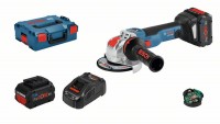 Bosch Professional Meuleuse angulaire sans fil GWX 18V-10 SC, L-BOXX avec 2 batteries ProCORE18V 8,0 Ah Li-Ion - 06017B0401