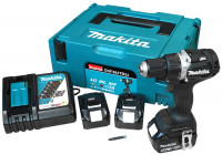 Makita Accuboormachine 18V/5Ahx3 accu's + oplader in Makpac - DDF484TB3J
