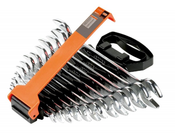Bahco JEU DE CLÉS À FOURCHE, 12 PCS, SUPPORT PLASTIQUE - 6M/SH12