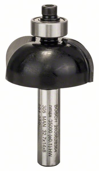 Bosch Professional Glodalo za negativni radijus 8 mm, R1 10 mm, D 32,7 mm, L 14 mm, G 55 mm - 2608628364