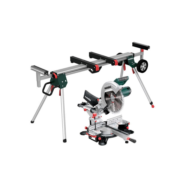Metabo Kappsäge KGS 305 M Set, mit Maschinenständer KSU 401, Karton - 690969000