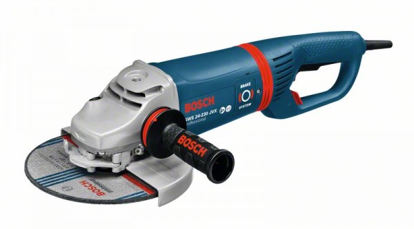 Bosch Professional GWS 24-230 JVX Winkelschleifer + SDS Schnellspannmutter