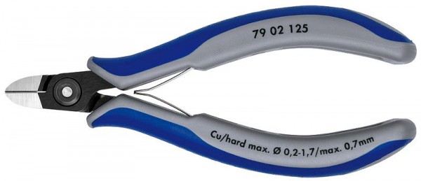 Knipex Precisie elektronica-zijsnijtang met meer-componentengrepen 125 mm - 79 02 125