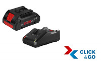 Bosch Professional Starter-Set, 1 Akku ProCORE18V 4.0 Ah, Schnellladegerät GAL 18V-40 Professional - 1600A01U7U