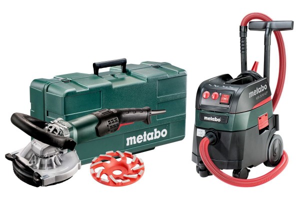 Metabo RSEV 19-125 RT + ASR 35 M ACP Set Machines op netvoeding in de set, Kunststof koffer - 691001000