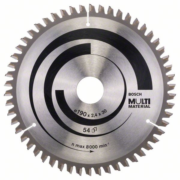 Bosch Professional List kružne pile Multi Material, 190 x 30 x 2,4 mm, 54 - 2608640509