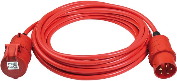 Brennenstuhl BREMAXX cable alargador de enchufe CEE 400V/16A, 5 polos, cable de 10 m - 1168580