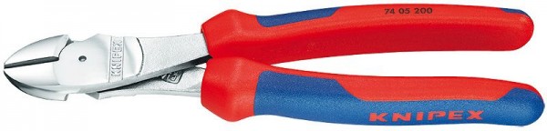 Knipex Kracht-zijsnijtang verchroomd met meer-componentengrepen 250 mm - 74 05 250
