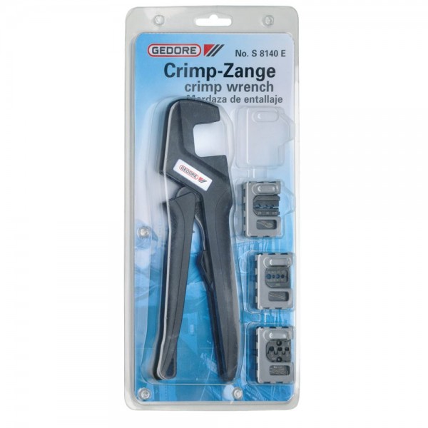 Gedore Set pinza per crimpare tipo industriale - S 8140 J