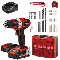 Einhell Trapani a batteria-Set TE-CD 18/40 Li +69, 18V, 2x2 Ah - 4513934
