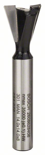 Bosch Professional Glodalo za zupčaste utore 8 mm, D1 14 mm, L 14 mm, G 55 mm, 15° - 2608628408
