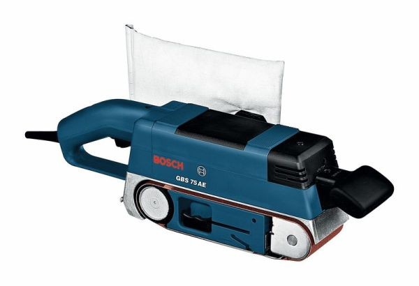 Bosch Ponceuse à bande GBS 75 AE Set