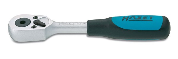 Hazet Umschaltknarre für Bits - Sechskant hohl 6,3 (1/4 Zoll) - Gesamtlänge: 115 mm - 2264
