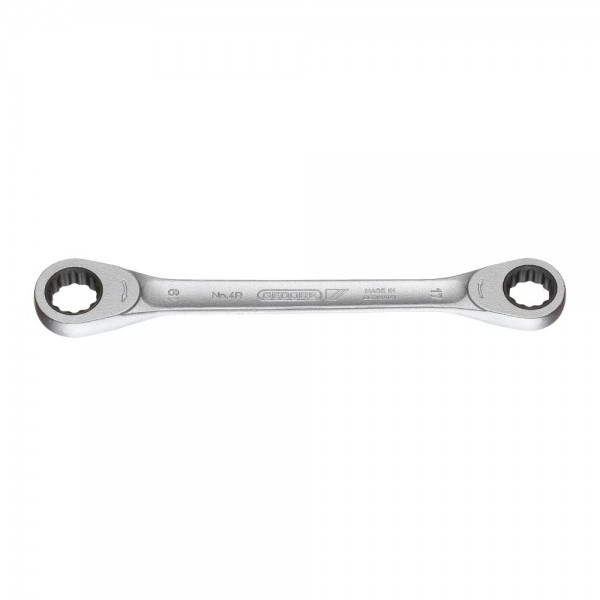 Gedore Doppie chiavi combinate a cricchetto 8x9 mm - 4 R 8x9