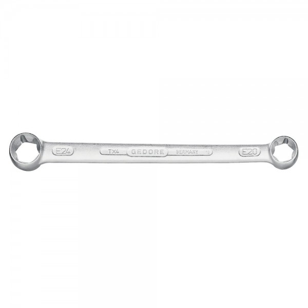 Gedore Chiave poligonale doppia impronta TORX esterna E10xE12 - TX 4 E10xE12