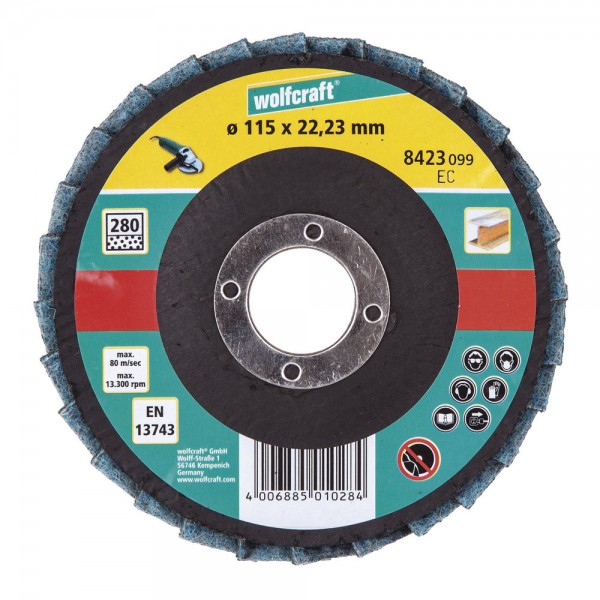 Wolfcraft Vlies vlaklamellenschijf Ø115 - 8423099