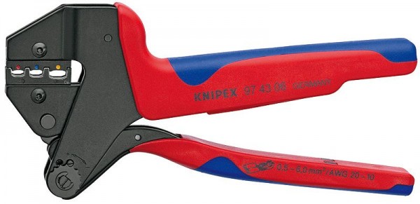 Knipex Krimp-systeemtang voor verwisselbare krimpprofielen 200 mm - 97 43 06