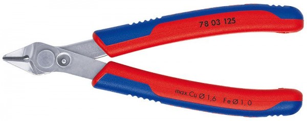Knipex Electronic Super Knips gepolijst met meer-componentengrepen 125 mm - 78 03 125 SB