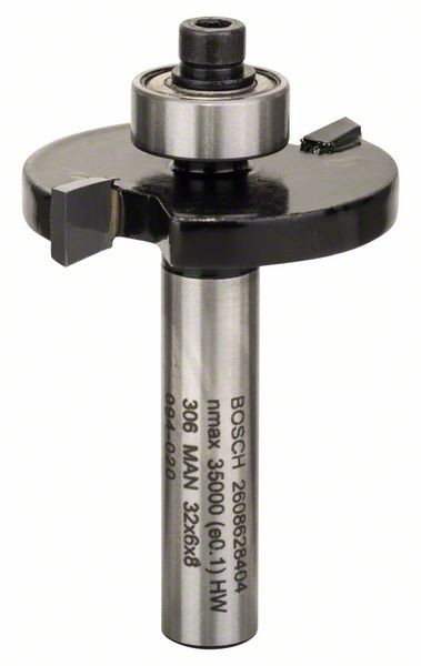 Bosch Professional Glodalo za spoj pero u utor 8 mm, D1 32 mm, L 6 mm, G 51 mm - 2608628404
