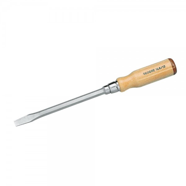 Gedore Schraubendreher mit Holzgriff, Schlitz 14x2,5 mm - 148 14