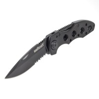 Wolfcraft Klapp- und Freizeitmesser, Kombi-Klinge glatt/gezahnt - 4289000