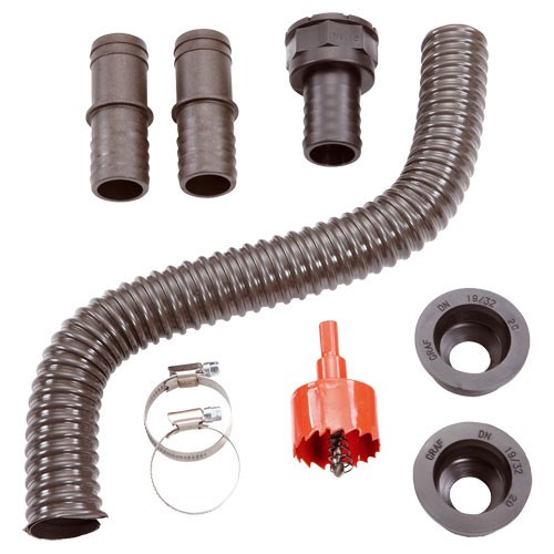 Garantia Set de jumelage Flex-Comfort 1 1/4" brun