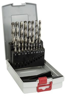 Bosch Metallbohrer-Set HSS-G, ProBox, 19-teilig, DIN 338, 135° 1-10 mm
