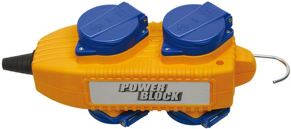 Brennenstuhl Powerblock a 4 prese 230 V/16 A IP 44 - 1081070