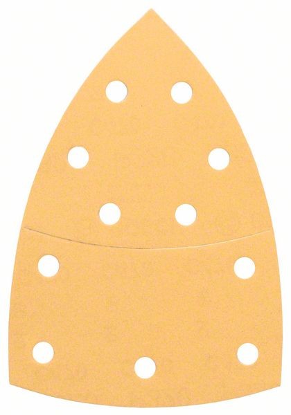 Bosch Professional Schleifblatt-Set Best for Paint, 10-teilig, 11 Löcher, 102 x 62, 93 mm, 180